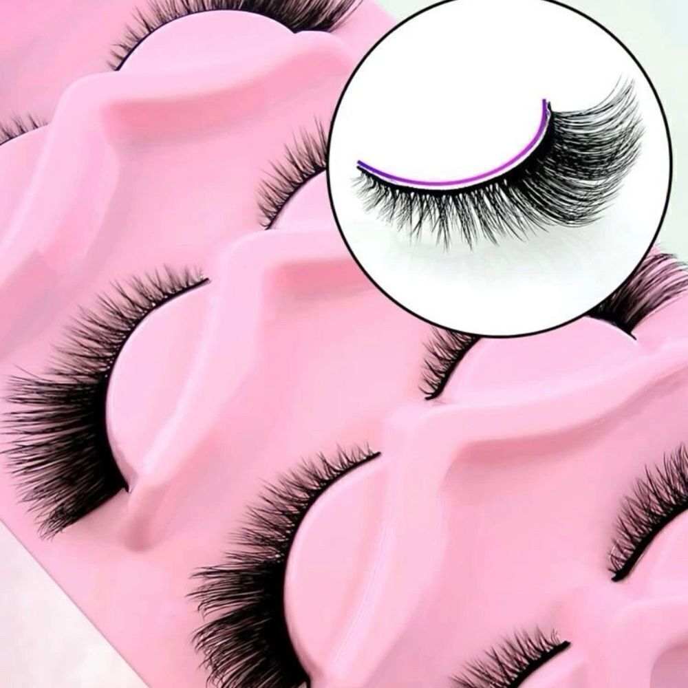 5 Sets - Eyelashes l Black l New
